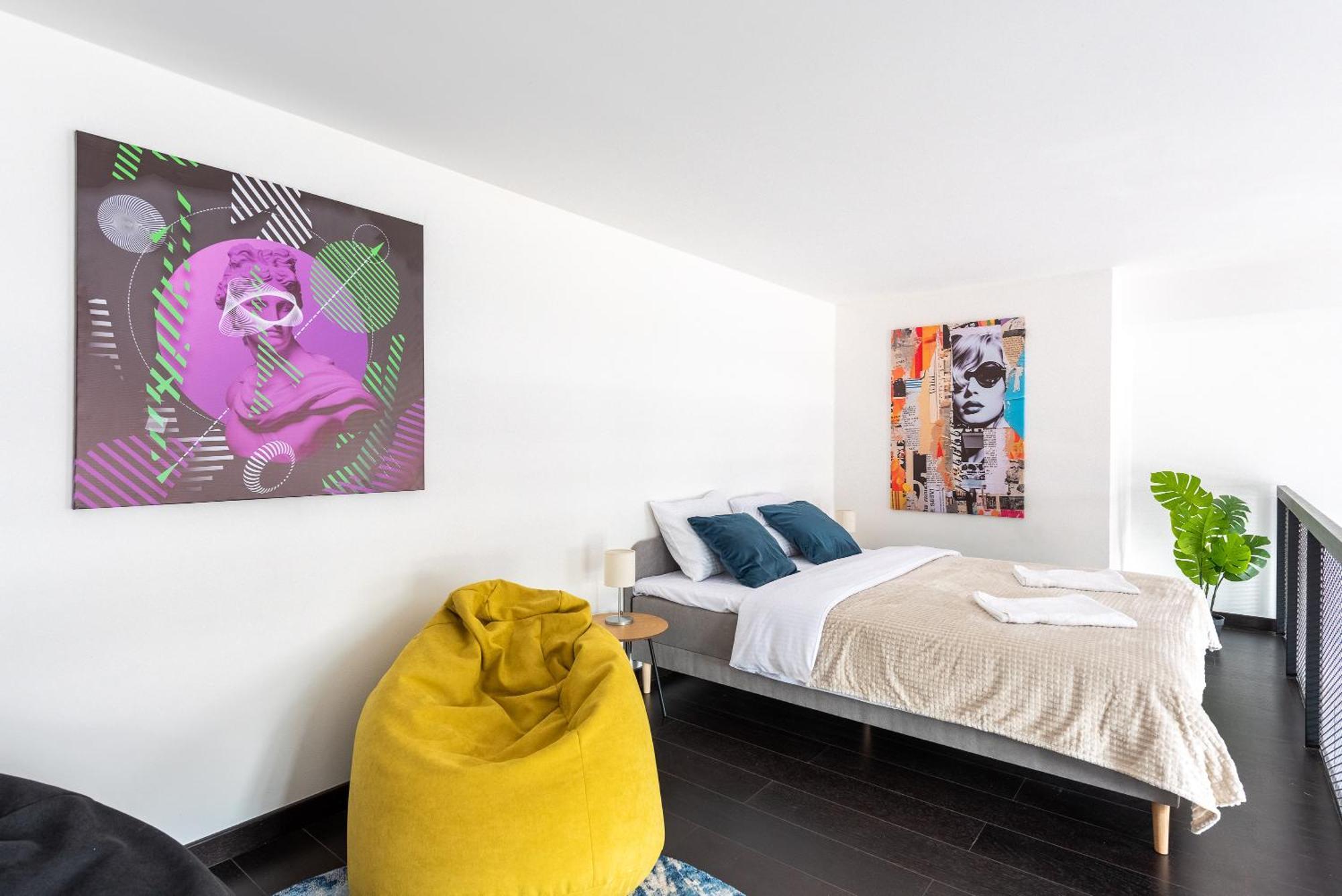 Apartments With Large Balcony, Parking Praag Buitenkant foto