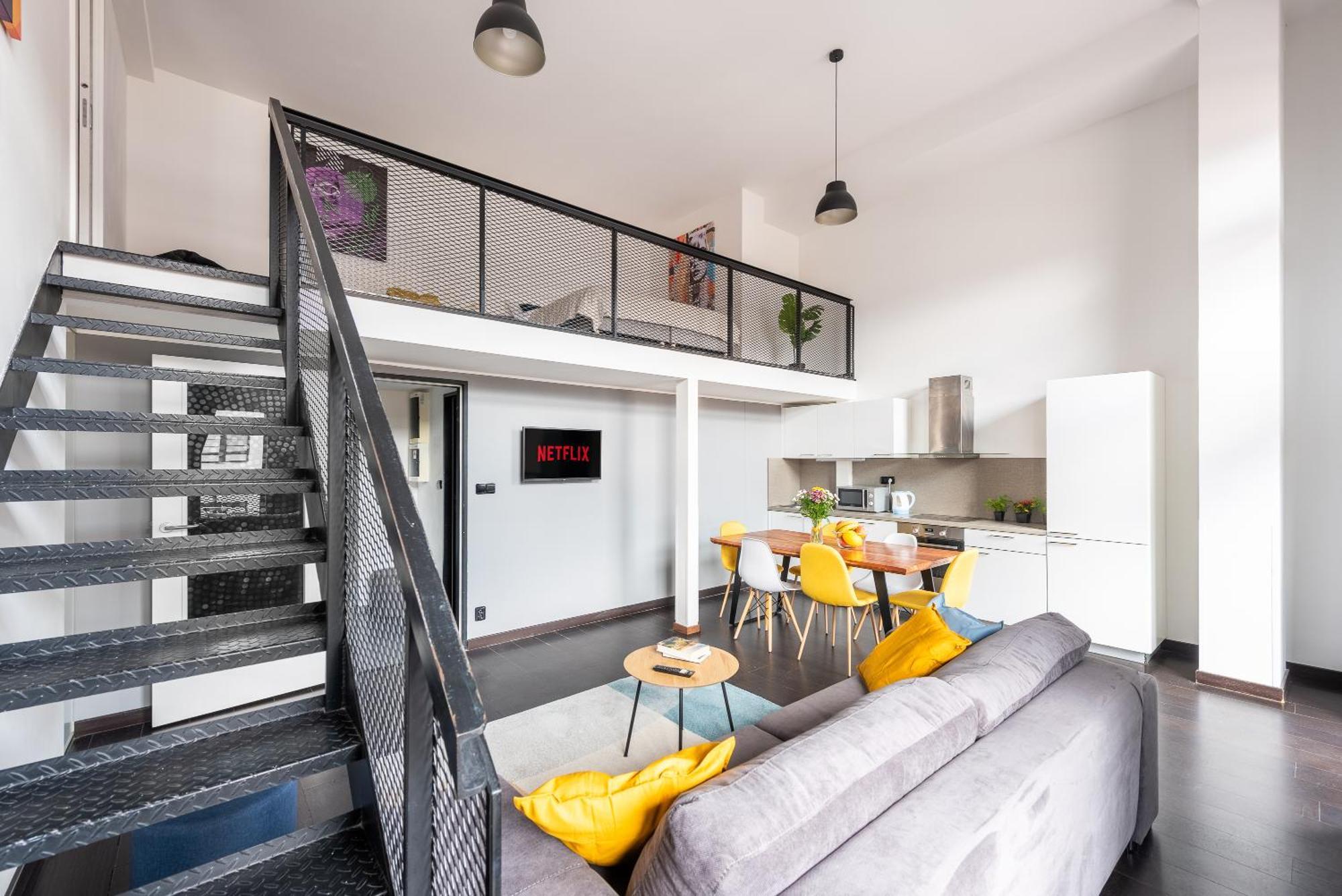 Apartments With Large Balcony, Parking Praag Buitenkant foto