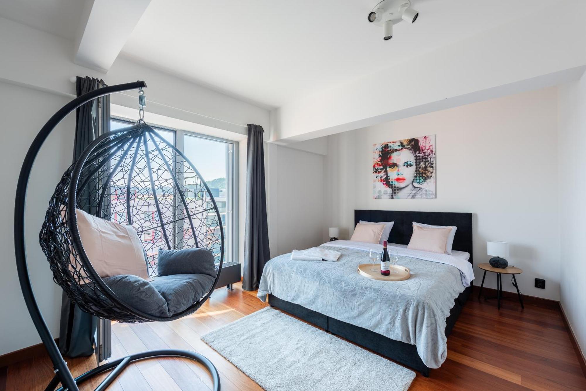 Apartments With Large Balcony, Parking Praag Buitenkant foto