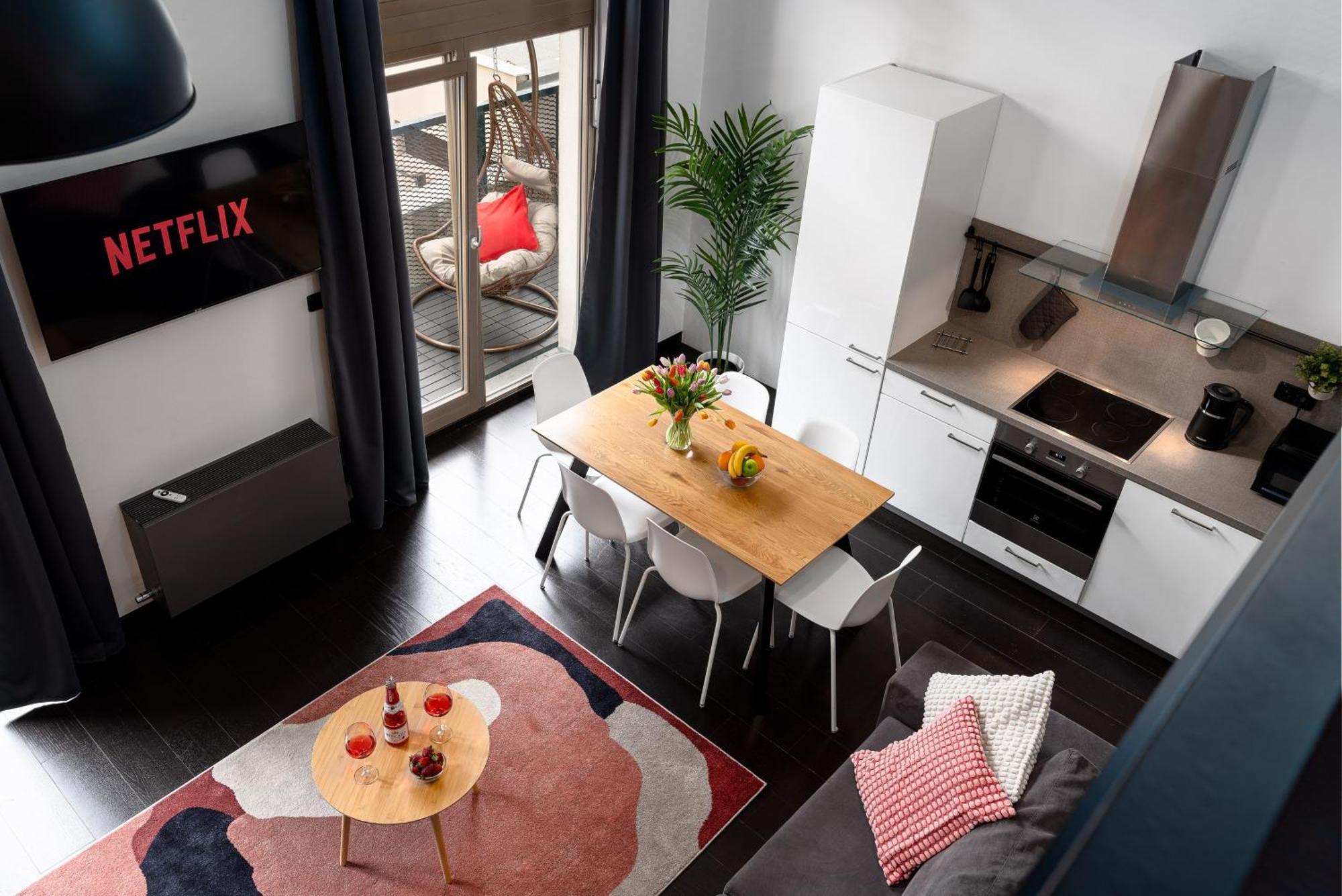 Apartments With Large Balcony, Parking Praag Buitenkant foto