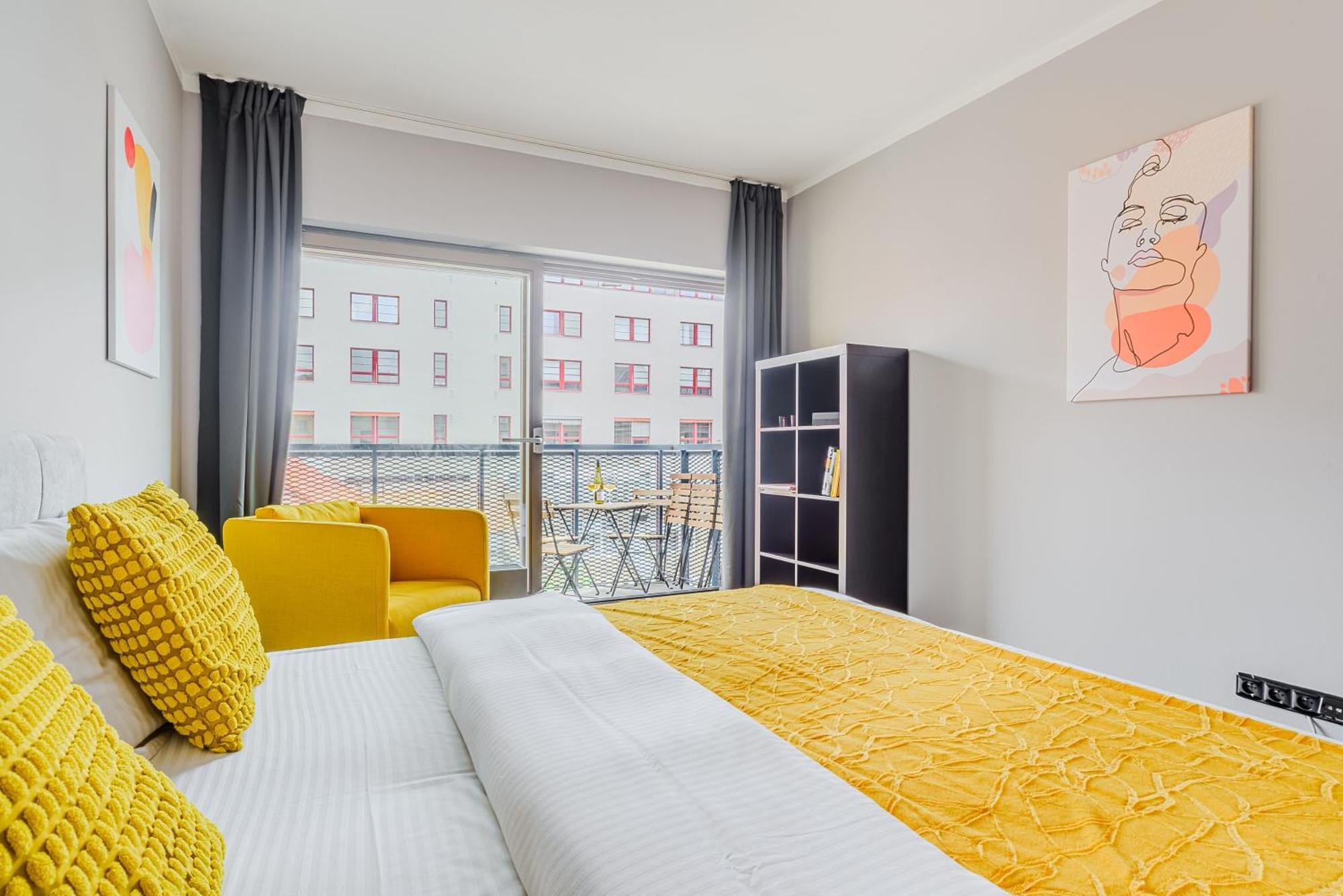 Apartments With Large Balcony, Parking Praag Buitenkant foto